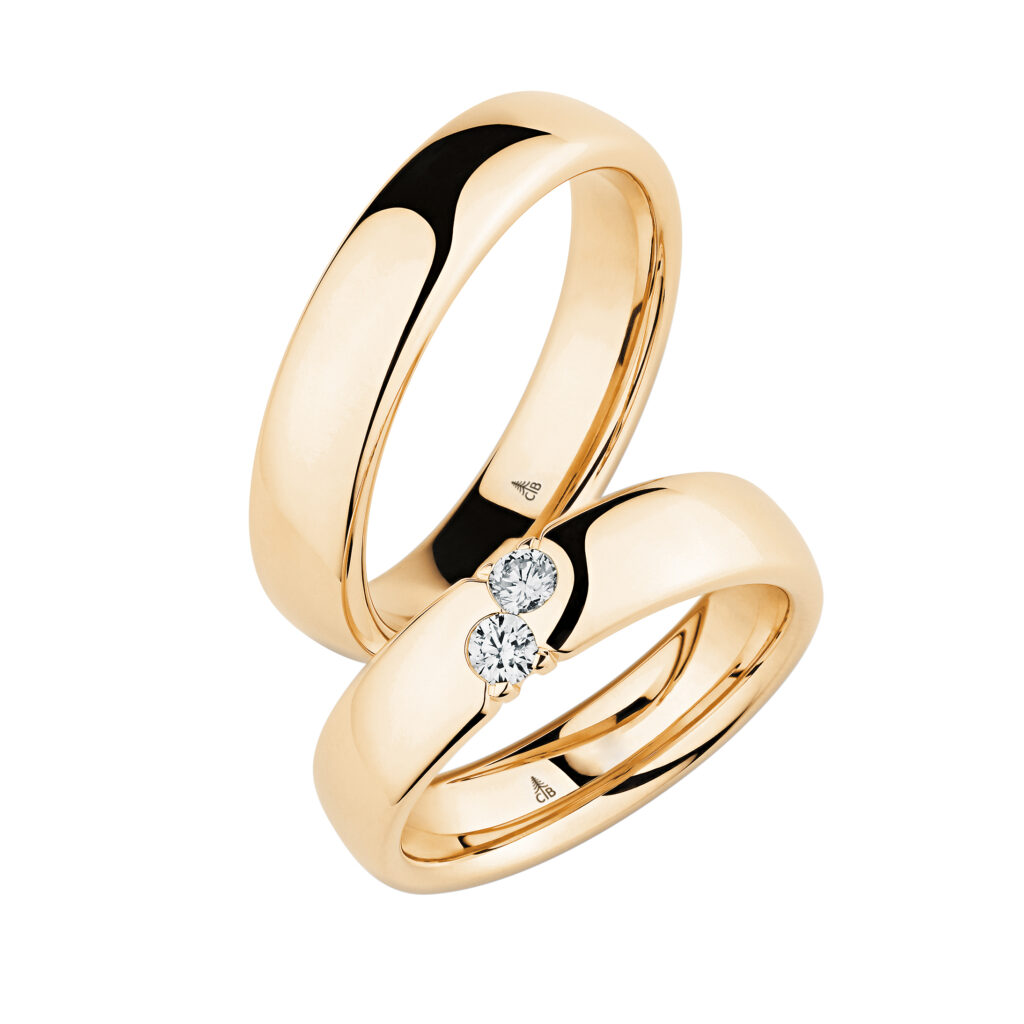 Gelbgold Trauringe in Gießen – Otto Parr